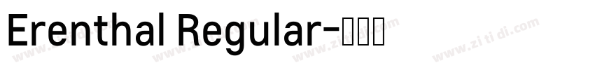 Erenthal Regular字体转换